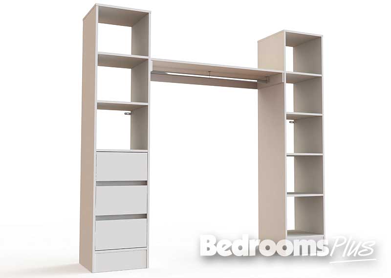 Spacepro Wardrobes Tower and Shelf Units - Bedrooms Plus