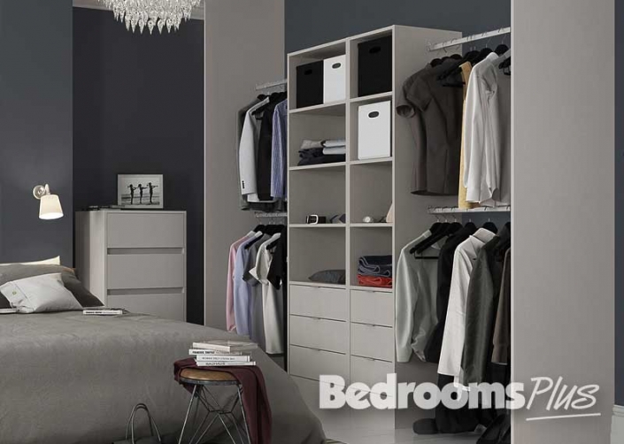 Spacepro Wardrobes Tower and Hanger Storage - Bedrooms Plus