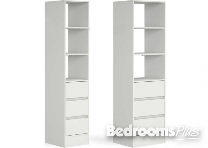 Spacepro Wardrobes Tower Shelf and Drawer Storage Units - Bedrooms Plus