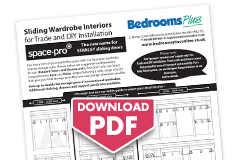 Spacepro Stanley wardrobe interiors Configuration Guide